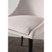 Modus Winston Upholstered Metal Leg Dining Chair in Ash Grey and BlackImage 6