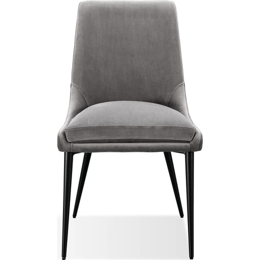 Modus Furniture Winston Upholstered Metal Leg Dining Chair in Goose and Black 655450399817 FMNY63 Image 3
