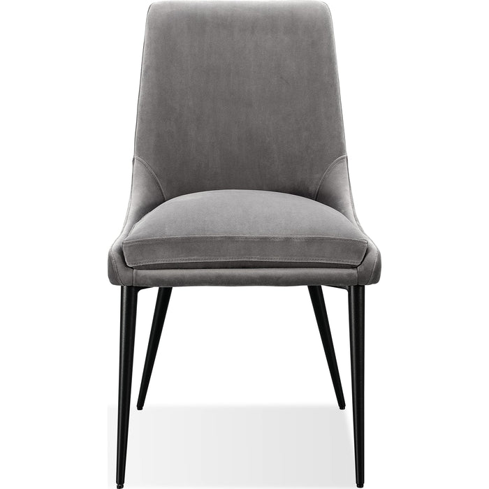 Modus Furniture Winston Upholstered Metal Leg Dining Chair in Goose and Black 655450399817 FMNY63 Image 3
