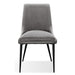 Modus Winston Upholstered Metal Leg Dining Chair in Goose and BlackImage 3