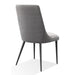 Modus Winston Upholstered Metal Leg Dining Chair in Goose and Black Image 5