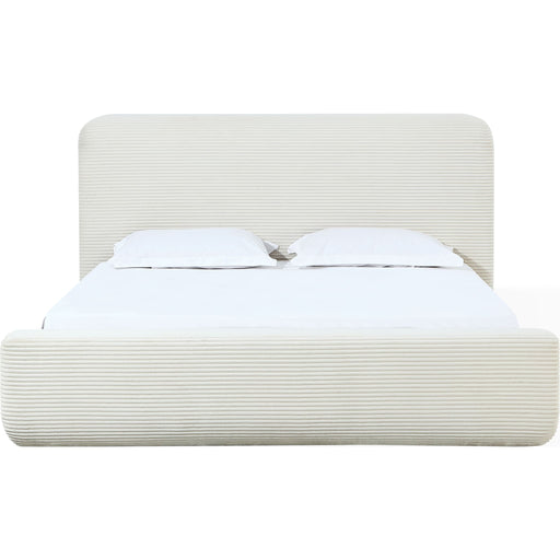 Modus Furniture Wisteria Upholstered Platform Bed in Frosty Corduroy  RYVMH  Image 4