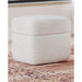 Modus Furniture Wisteria Upholstered Storage Ottoman in Frosty Corduroy 655450464638 RYVM88 Main Image