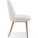 Modus Furniture Wyatt Upholstered Dining Chair in Ricotta Boucle and Bronze Metal 655450423468 PWTA63FMY Image 2