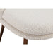 Modus Furniture Wyatt Upholstered Dining Chair in Ricotta Boucle and Bronze Metal 655450423468 PWTA63FMY Image 4