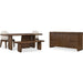 Modus Furniture Xolani Acacia Wood Bench in Impala 655450481567 TTXU65 Image 10