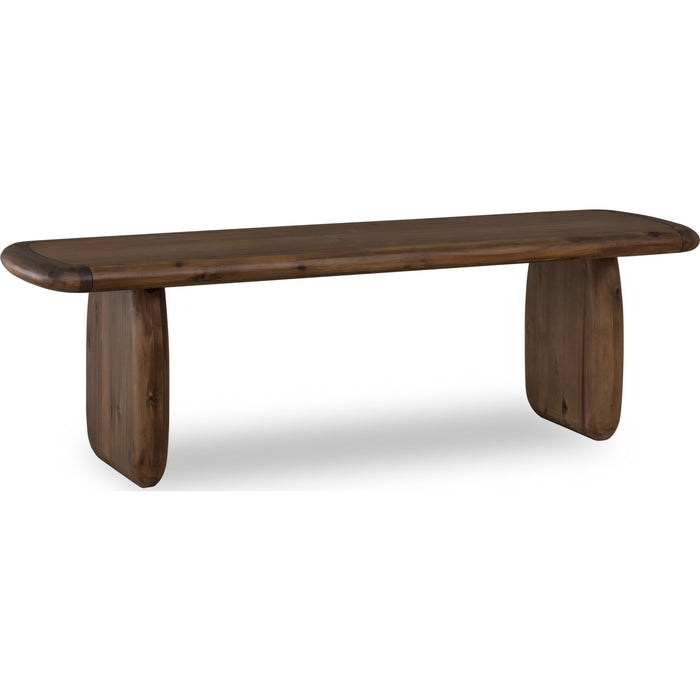 Modus Furniture Xolani Acacia Wood Bench in Impala 655450481567 TTXU65 Image 2