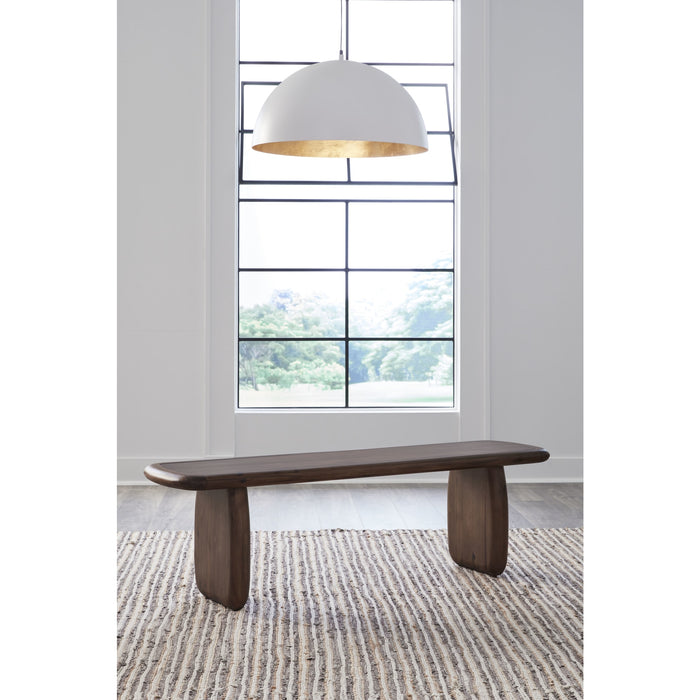 Modus Furniture Xolani Acacia Wood Bench in Impala 655450481567 TTXU65 Main Image