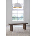 Modus Furniture Xolani Acacia Wood Bench in Impala 655450481567 TTXU65 Main Image