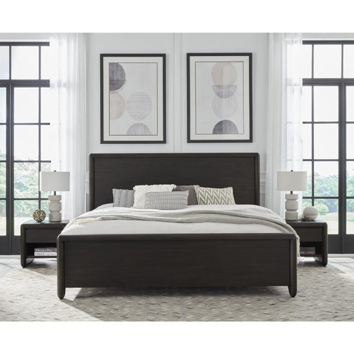 Modus Furniture Xolani Acacia Wood Platform Bed in Jaguar  TTXTH  Image 1