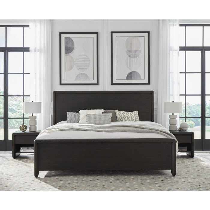Modus Furniture Xolani Acacia Wood Platform Bed in Jaguar  TTXTH  Image 1