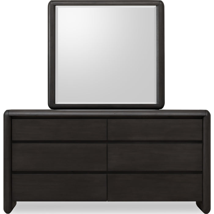 Modus Furniture Xolani Beveled Glass Wall or Dresser Mirror in Jaguar 655450474606 TTXT83 Image 4