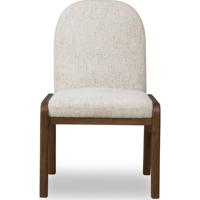 Modus Furniture Xolani Chenille Upholstered Dining Chair in Chinchilla and Impala 655450481543 TTXU63 Image 1