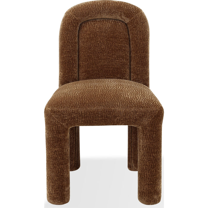 Modus Furniture Xolani Fully Upholstered Dining Chair in Amber Sand Chenille 655450484001 VK5063 Main Image