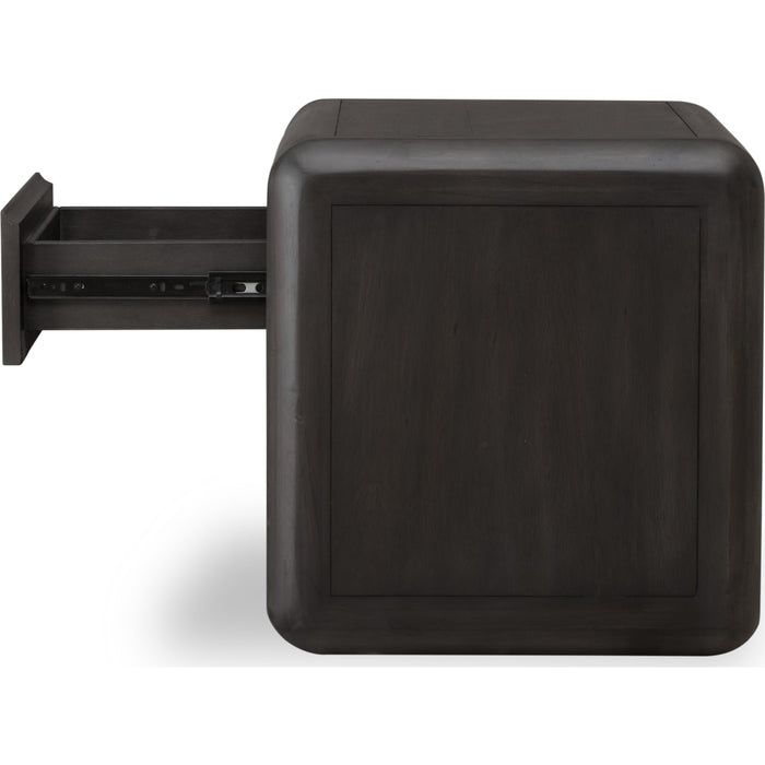 Modus Furniture Xolani One Drawer Acacia Wood Nightstand in Jaguar 655450474286 TTXT81 Image 4