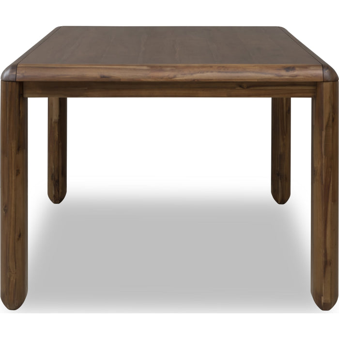 Modus Furniture Xolani Rectangular Acacia Wood Leg Table in Impala 655450481697 TTXU61 Image 3