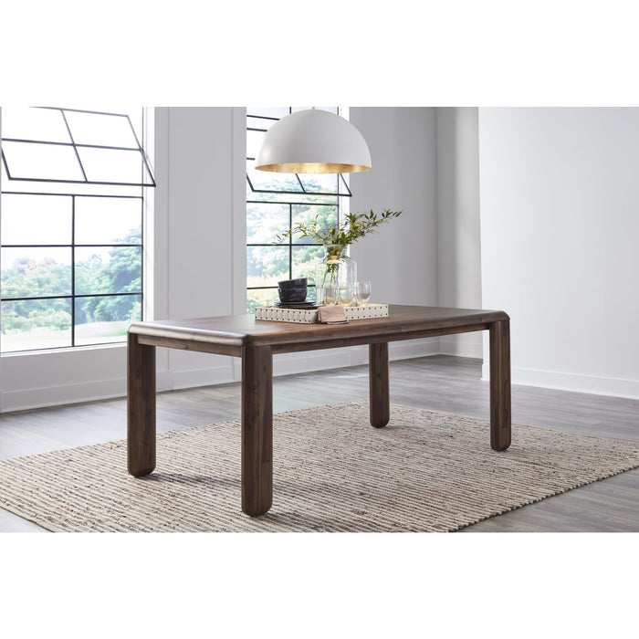 Modus Furniture Xolani Rectangular Acacia Wood Leg Table in Impala 655450481697 TTXU61 Main Image
