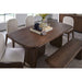 Modus Furniture Xolani Rectangular Acacia Wood Pedestal Table in Impala 655450481680 TTXU60 Image 1