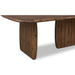 Modus Furniture Xolani Rectangular Acacia Wood Pedestal Table in Impala 655450481680 TTXU60 Image 6
