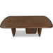 Modus Furniture Xolani Rectangular Acacia Wood Pedestal Table in Impala 655450481680 TTXU60 Image 8