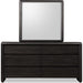 Modus Furniture Xolani Six Drawer Acacia Wood Dresser in Jaguar 655450474569 TTXT82 Image 2
