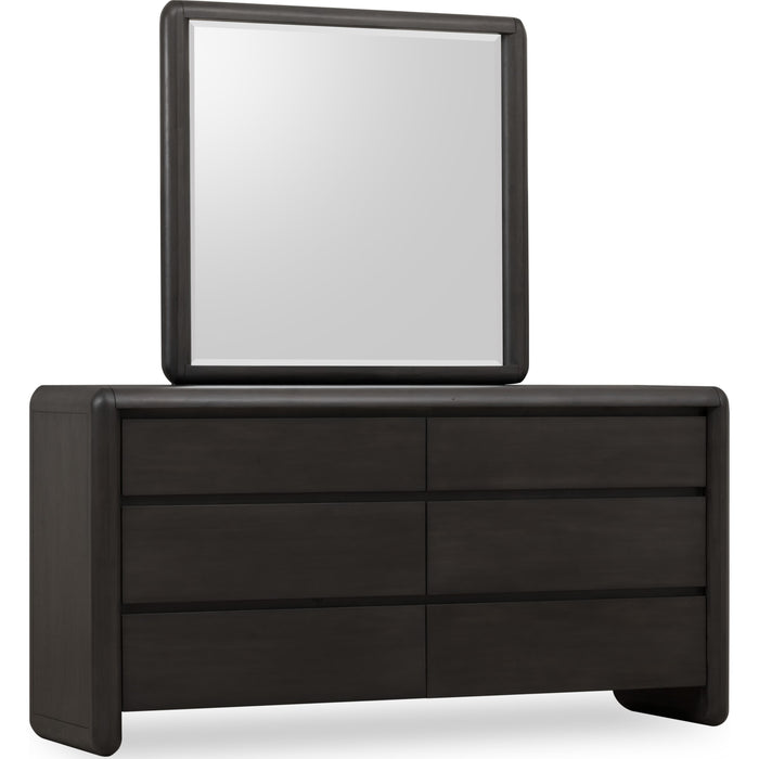 Modus Furniture Xolani Six Drawer Acacia Wood Dresser in Jaguar 655450474569 TTXT82 Image 3