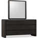 Modus Furniture Xolani Six Drawer Acacia Wood Dresser in Jaguar 655450474569 TTXT82 Image 3