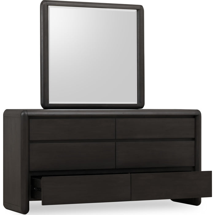 Modus Furniture Xolani Six Drawer Acacia Wood Dresser in Jaguar 655450474569 TTXT82 Image 4