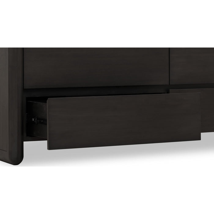 Modus Furniture Xolani Six Drawer Acacia Wood Dresser in Jaguar 655450474569 TTXT82 Image 5