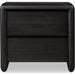 Modus Furniture Xolani Two Drawer Acacia Wood Nightstand in Jaguar 655450474309 TTXT81B Image 2