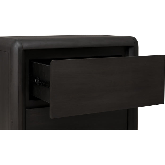 Modus Furniture Xolani Two Drawer Acacia Wood Nightstand in Jaguar 655450474309 TTXT81B Image 3