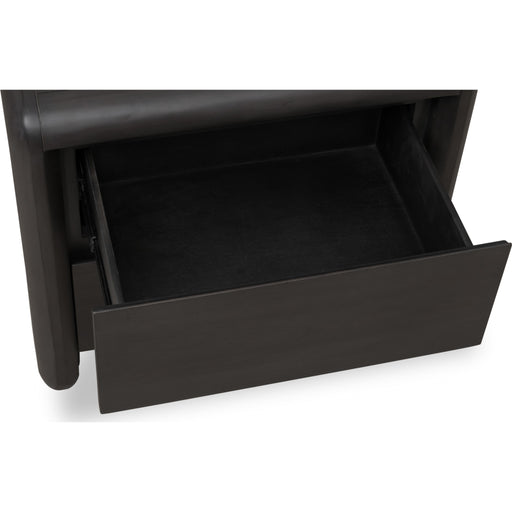 Modus Furniture Xolani Two Drawer Acacia Wood Nightstand in Jaguar 655450474309 TTXT81B Image 4