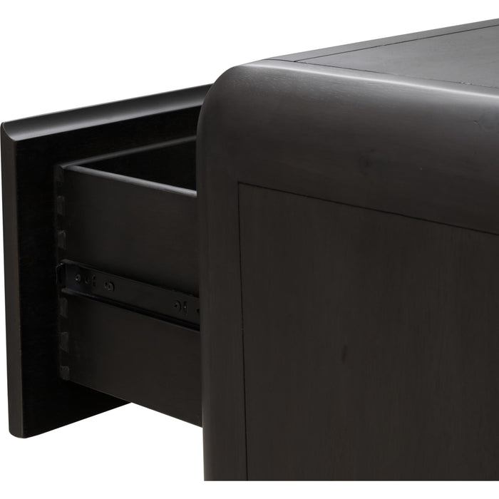 Modus Furniture Xolani Two Drawer Acacia Wood Nightstand in Jaguar 655450474309 TTXT81B Image 6
