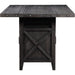 Modus Furniture Yosemite Counter Height Rectangular Extension Table in Cafe 655450191244 7YC962C Image 5