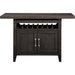 Modus Furniture Yosemite Counter Height Rectangular Extension Table in Cafe 655450191244 7YC962C Image 8
