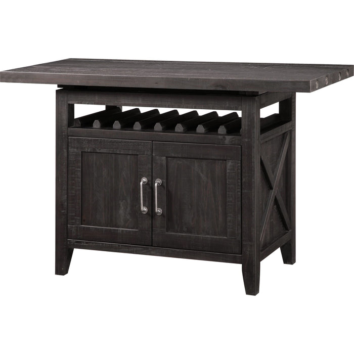 Modus Furniture Yosemite Counter Height Rectangular Extension Table in Cafe 655450191244 7YC962C Image 9