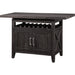 Modus Furniture Yosemite Counter Height Rectangular Extension Table in Cafe 655450191244 7YC962C Image 9