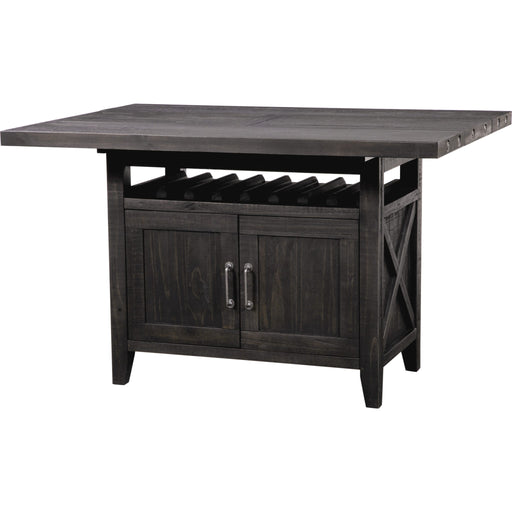 Modus Furniture Yosemite Counter Height Rectangular Extension Table in Cafe 655450191244 7YC962C Main Image