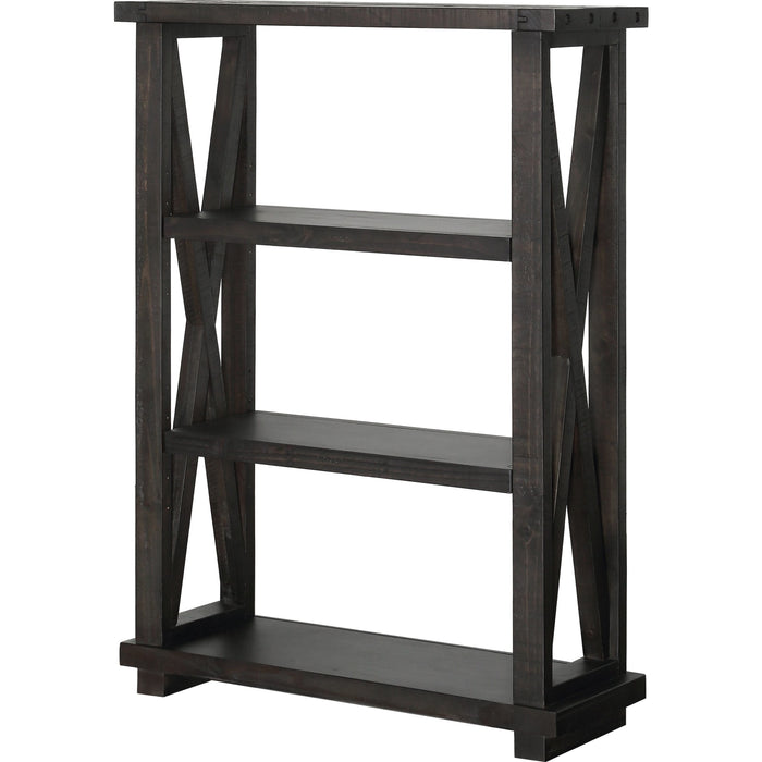Modus Furniture Yosemite Solid Wood 54x39 inch Bookshelf in Cafe 655450236518 7YC9193954 Image 2