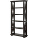 Modus Furniture Yosemite Solid Wood 82x39 inch Bookshelf in Cafe 655450236532 7YC9193982 Image 2