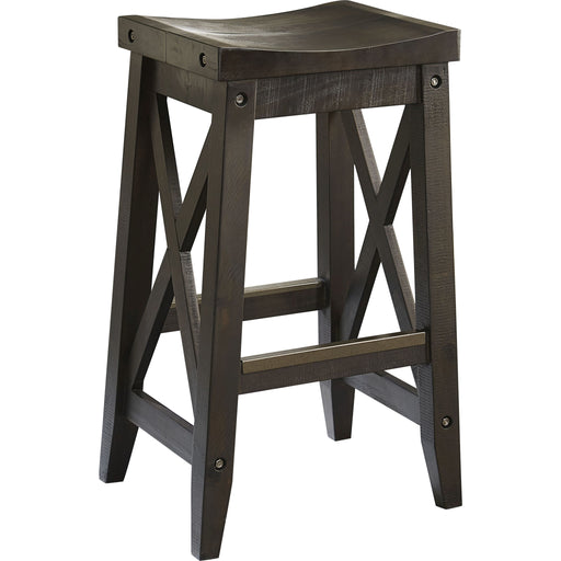 Modus Furniture Yosemite Solid Wood Bar Stool in Cafe 655450223556 7YC968W Image 2