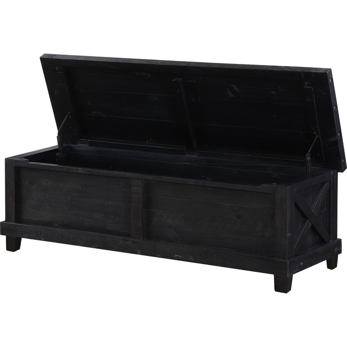 Modus Furniture Yosemite Solid Wood Blanket Box in Cafe 655450177620 7YC993 Image 2