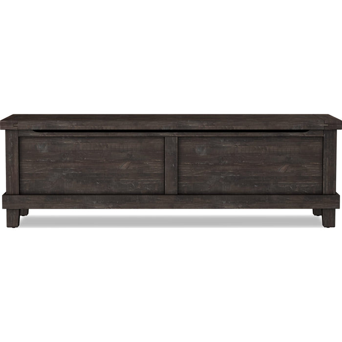 Modus Furniture Yosemite Solid Wood Blanket Box in Cafe 655450177620 7YC993 Image 3