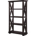 Modus Furniture Yosemite Solid Wood Bookcase in Cafe 655450177606 7YC91939 Image 2