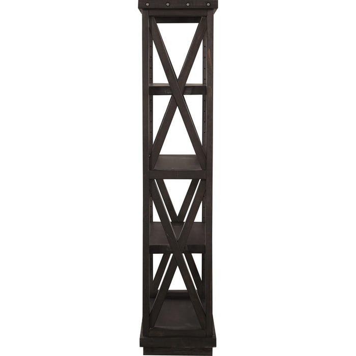 Modus Furniture Yosemite Solid Wood Bookcase in Cafe 655450177606 7YC91939 Image 4