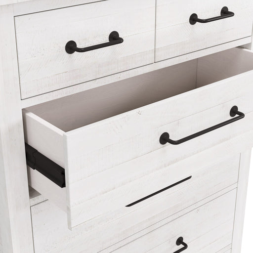 Modus Yosemite Solid Wood Chest in Rustic White (2024)Image 1