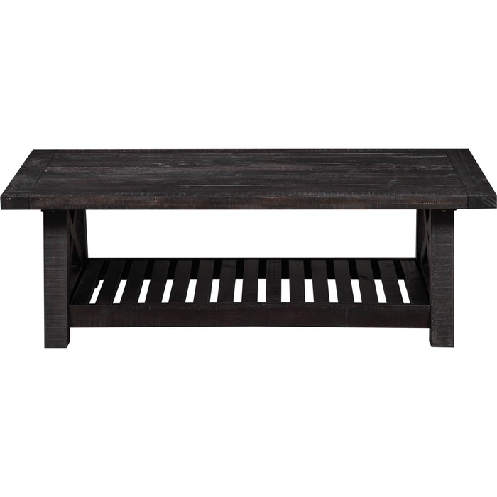 Modus Furniture Yosemite Solid Wood Coffee Table in Cafe 655450165733 7YC921 Image 2