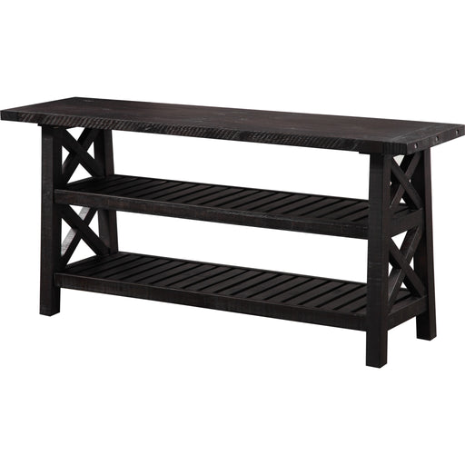 Modus Furniture Yosemite Solid Wood Console Table in Cafe 655450168376 7YC923 Image 1