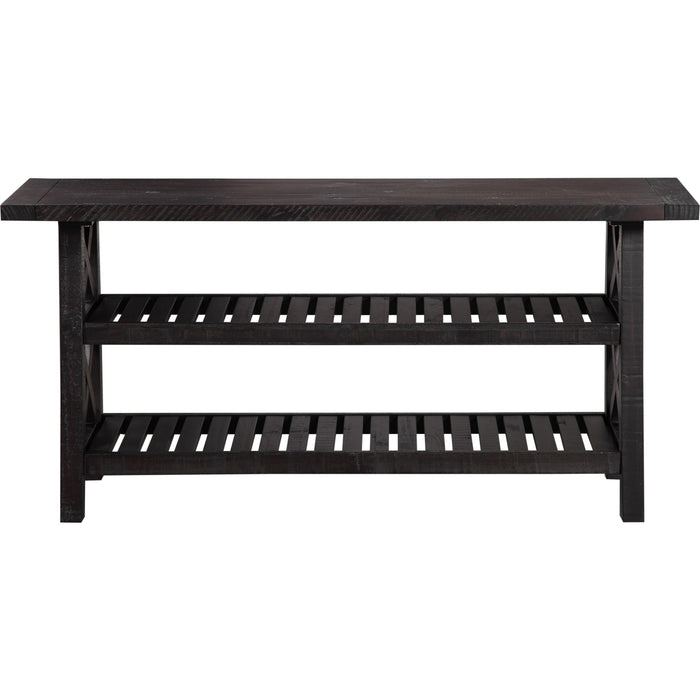 Modus Furniture Yosemite Solid Wood Console Table in Cafe 655450168376 7YC923 Image 2