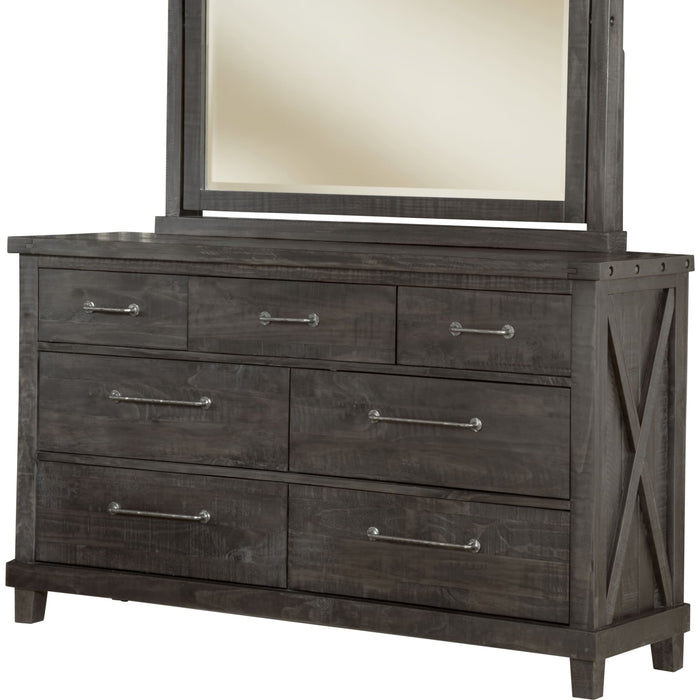 Modus Furniture Yosemite Solid Wood Dresser in Cafe (2024) 655450432828 7YC982A Image 6